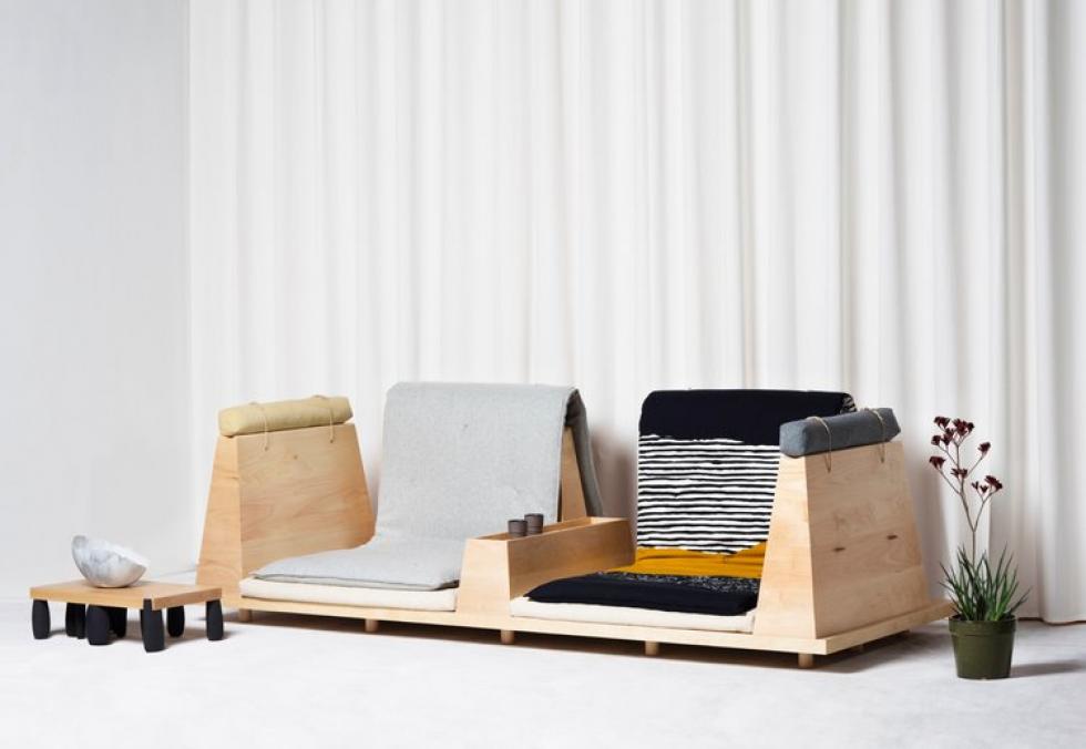 Zabuton: Japán padlószőnyegek ihlette minimalista kanapé az egyszerűség jegyében