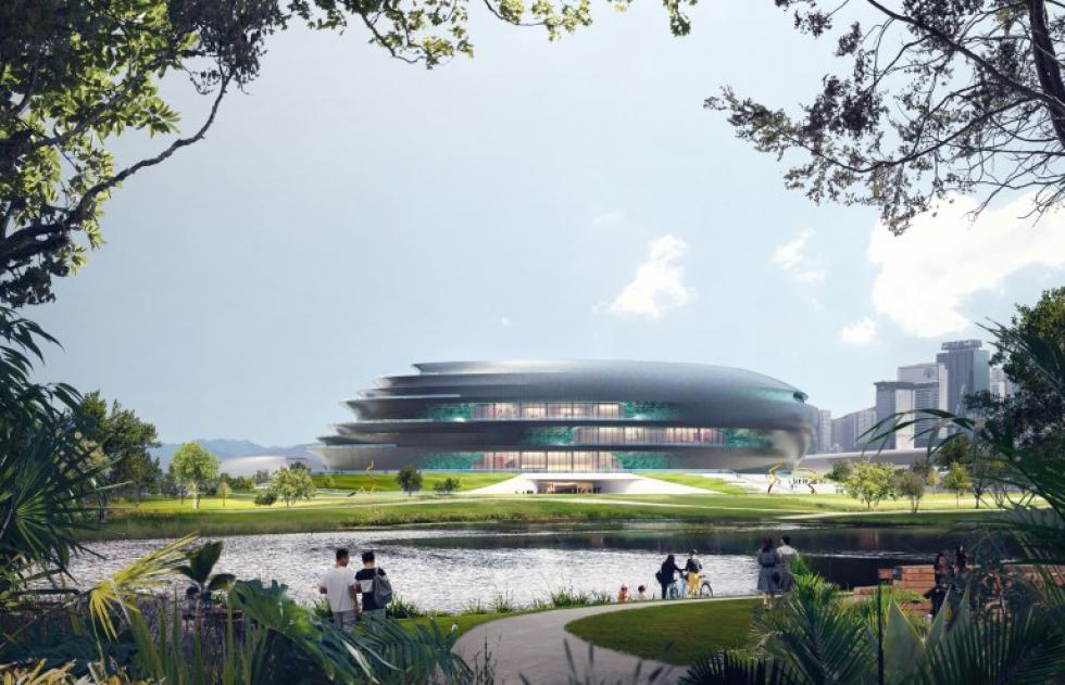 A Zaha Hadid Architects tervezte Kína új tudományos múzeumépületét