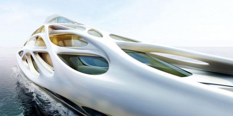 Fluid JAZZ: Zaha Hadid luxus yachtja