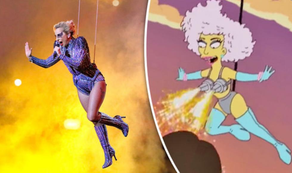 A Simpson családdal jósolta meg a saját jövőjét Lady Gaga
