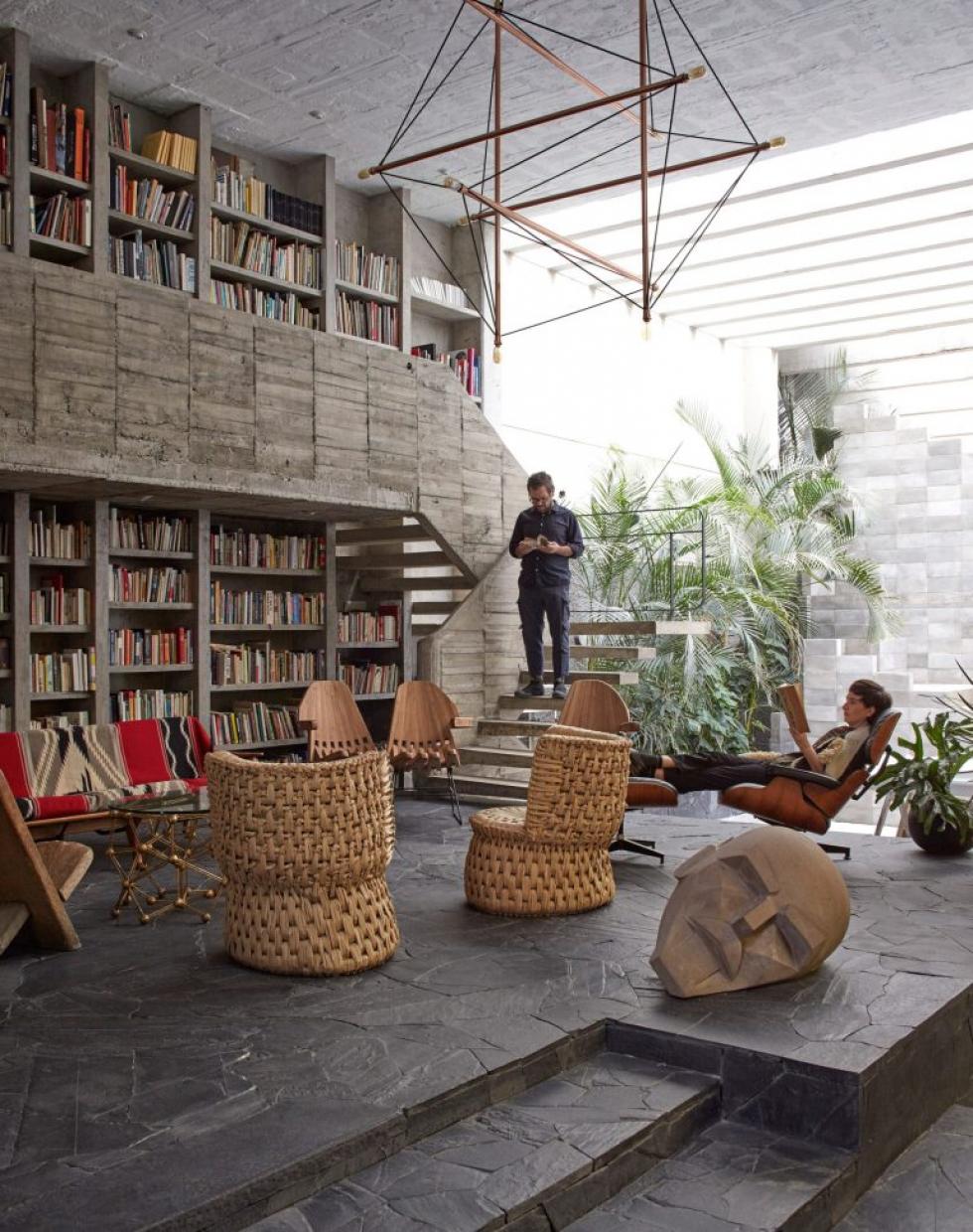 Pedro Reyes és Carla Fernandez durva betonból készített művészi otthona