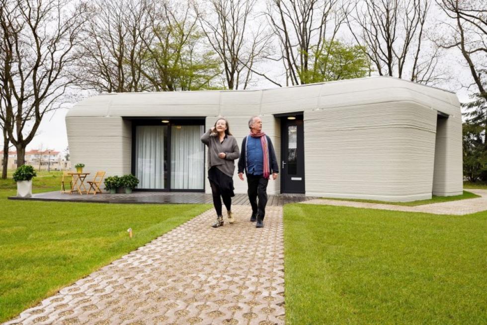 Beköltöztek az első bérlők 3D nyomtatású házba Eindhovenben