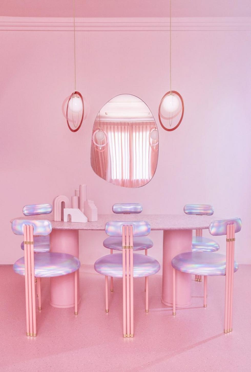 A madridi Minimal Fantasy apartman 99%-ban rózsaszín