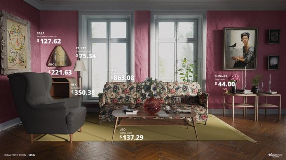 Az IKEA katalógusai megmutatják, hogyan fejlődtek a nappali bútorok az elmúlt 70 évben – VIDEÓ