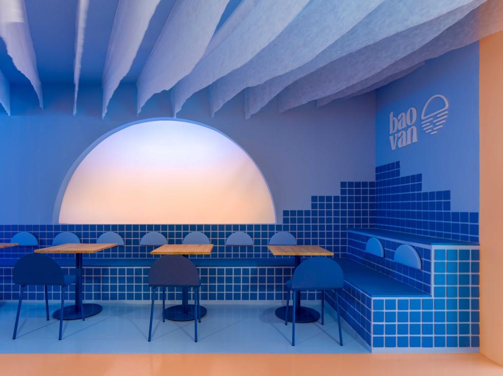 A Clap Studio naplemente-élményét teremtette meg a valenciai Baovan étterem belső tereiben