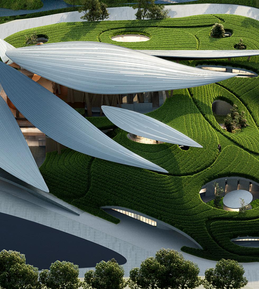 A MAD Architects bemutatta a délkelet-kínai Anji Kulturális és Művészeti Központ kontextuális tervezését