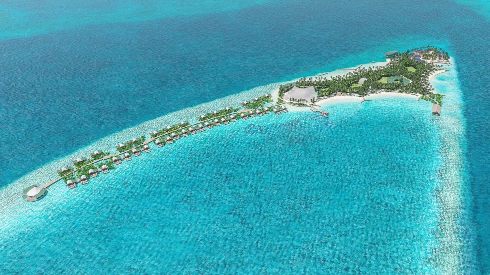 Shigeru Ban lebegő villái alkotják az első üdülőhely-rezidens projektet a Maldív-szigeteken
