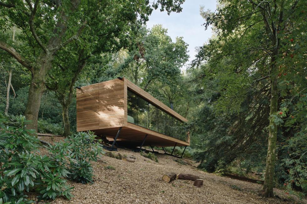 Looking Glass Lodge: békés menedékhely, mely üveghomlokzatai tükrözik a környező erdőt