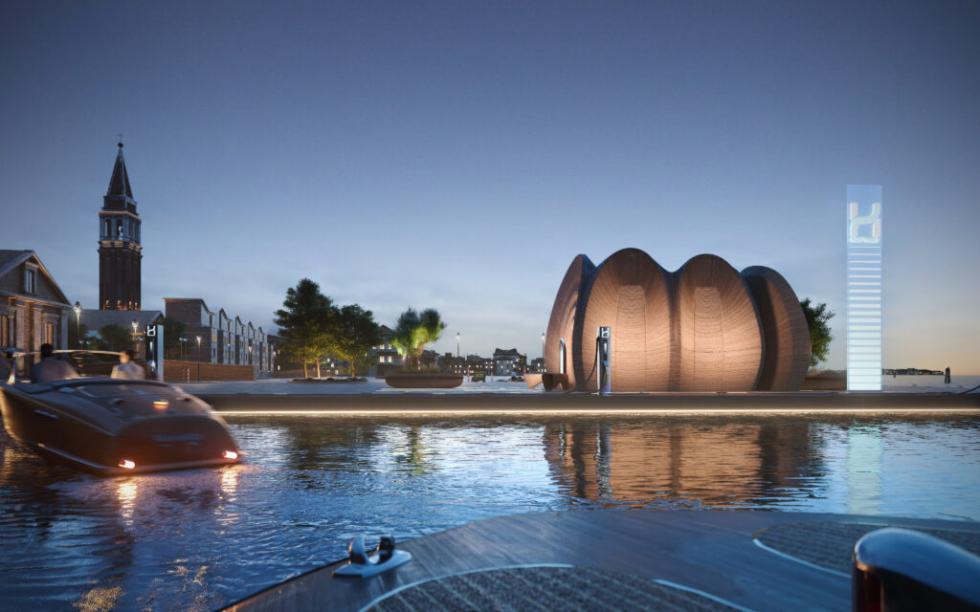 A Zaha Hadid architects hidrogén üzemanyagtöltő állomásokat tervez olasz kikötőkbe