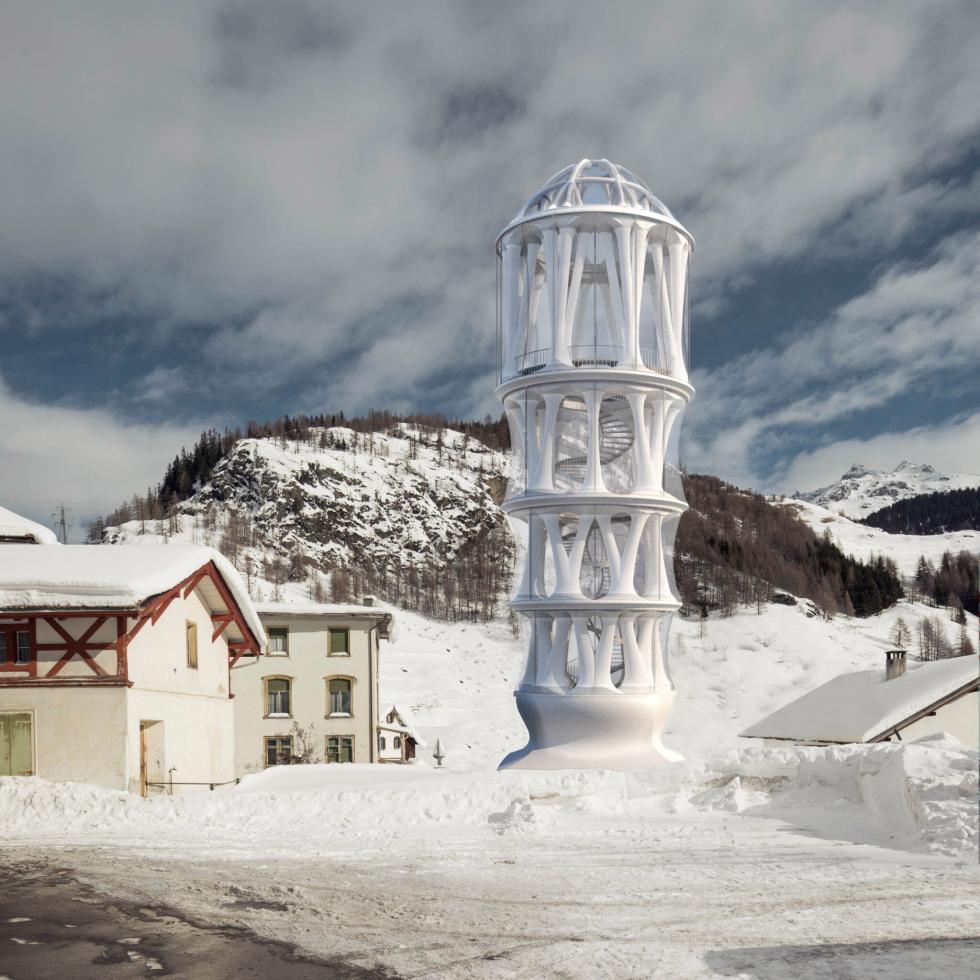 Svájcban épül a világ legnagyobb 3D nyomtatott szerkezete