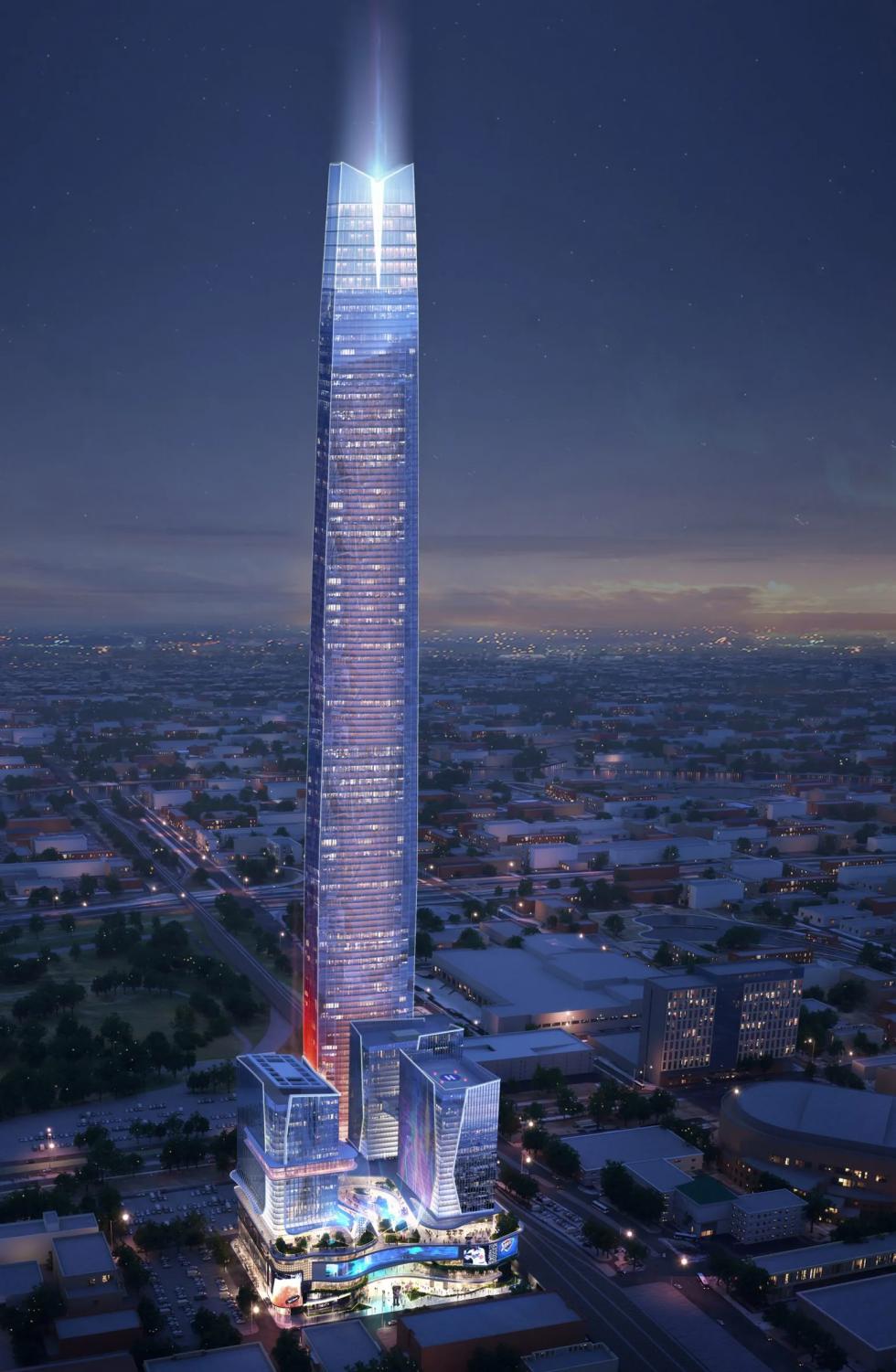 A Legends Tower felhőkarcoló a legmagasabb akar lenni az Egyesült Államokban