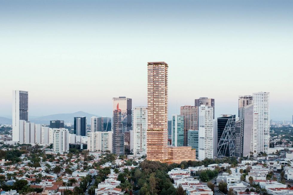 A SOM bejelenti, hogy megkezdődik a guadalajarai Legend Tower felhőkarcoló építése