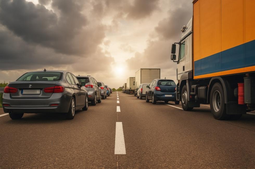 Mentősáv  kialakítása