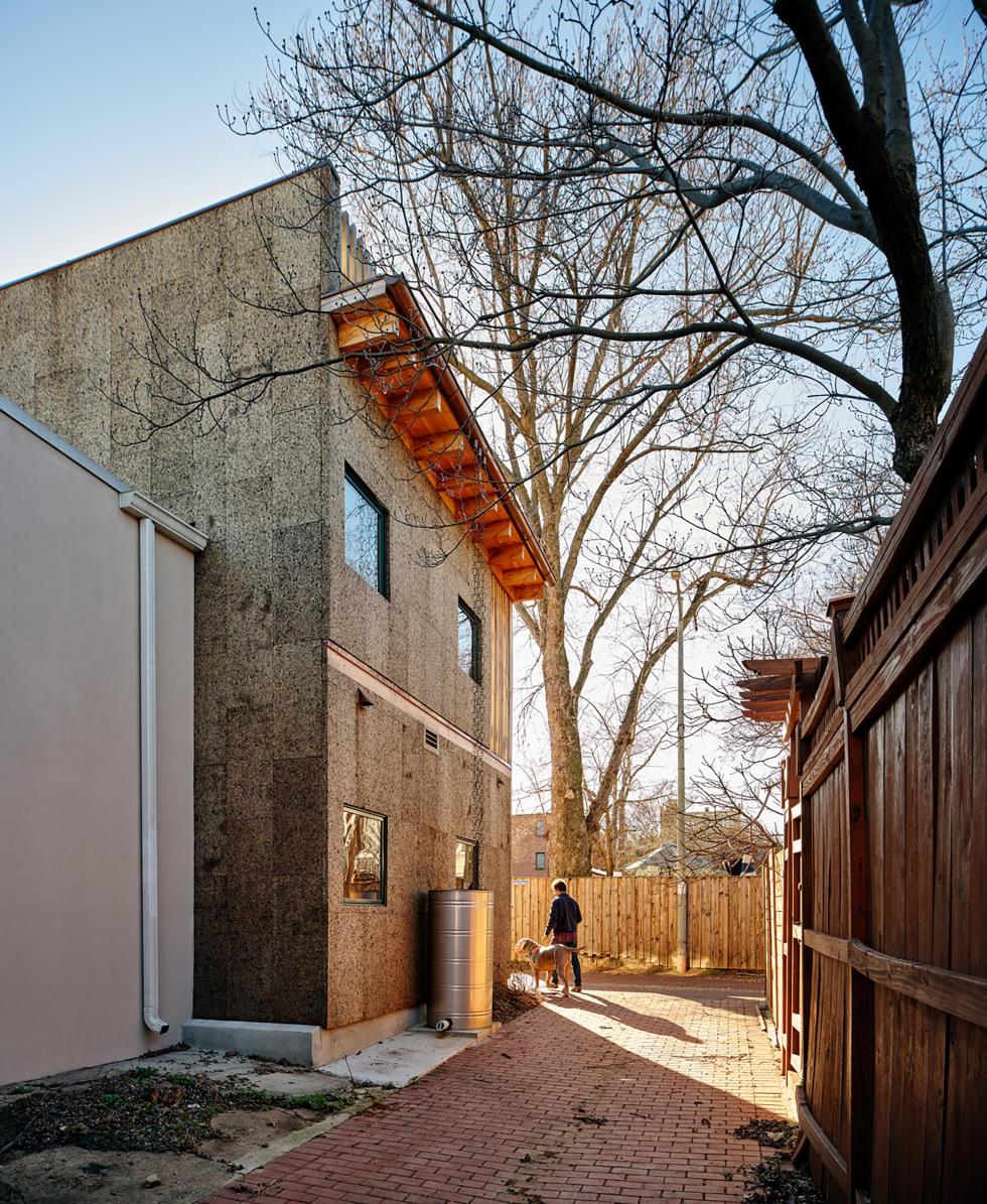 Parafa, réz, bambusz és fa burkolatot kapott a washingtoni otthon