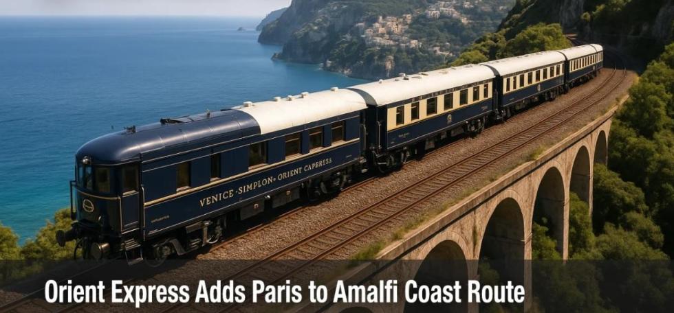 Párizsból az Amalfi-partra vezet a Venice-Simplon-Orient Express új, exkluzív útvonala
