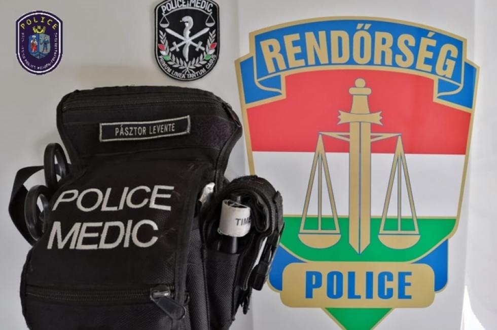 Jó, hogy kéznél volt a Police Medic-táska