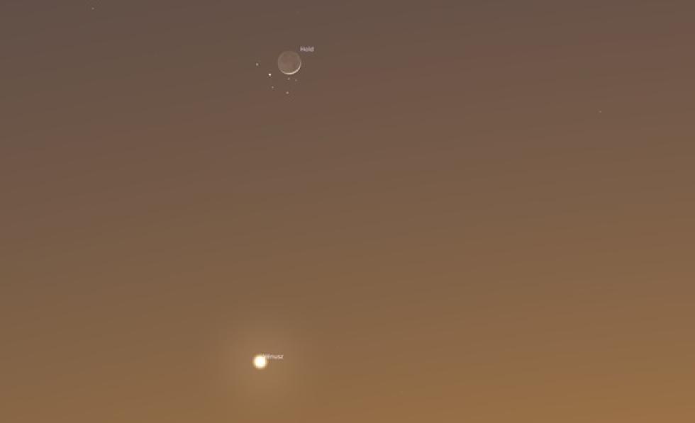 Látványos égi együttállás várható április 19-én