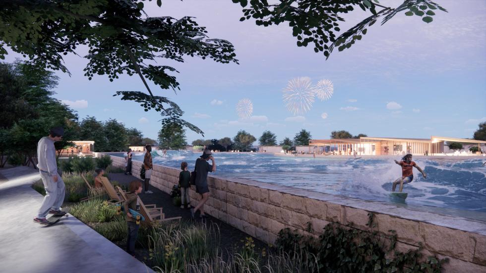 Mesterséges hullámok és 3D nyomtatott épületek: Desperado lakópark