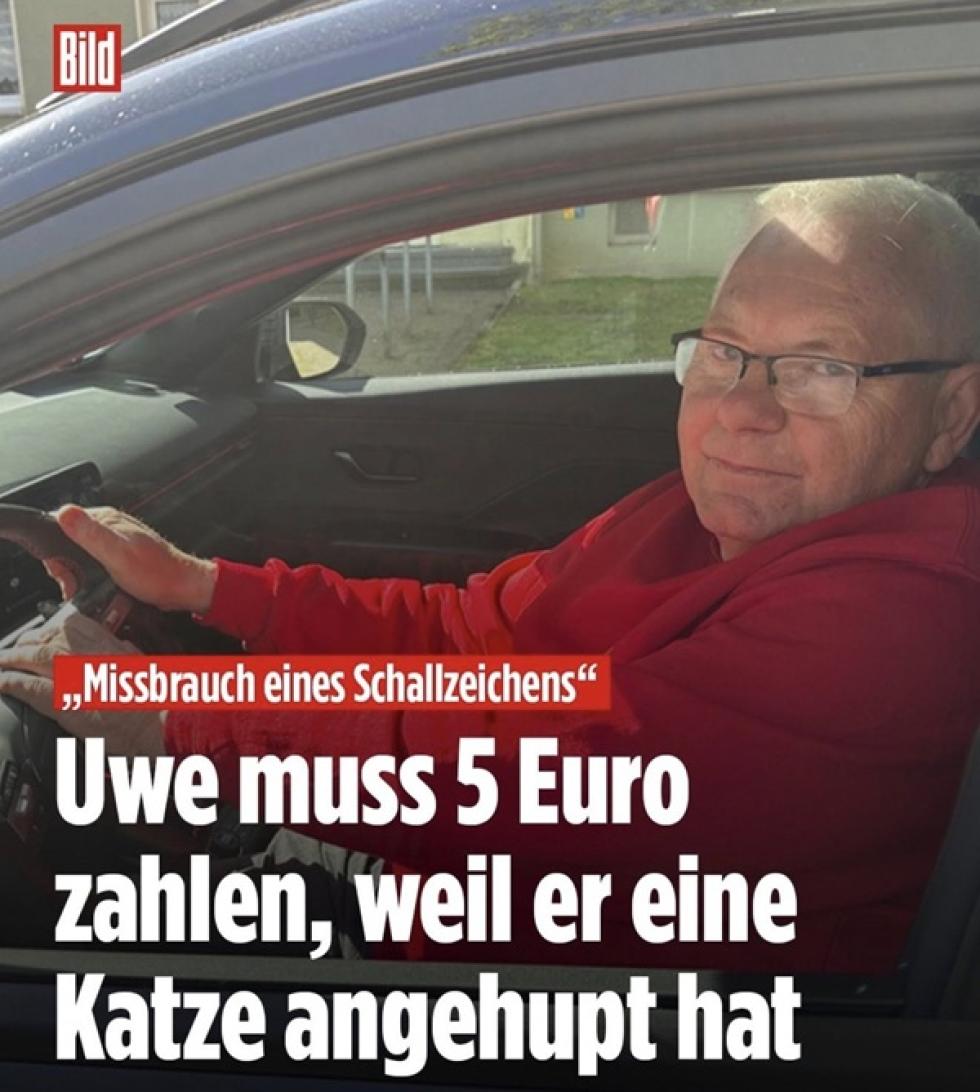 Macskára dudált, megbírságolták