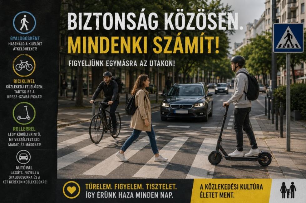 Baleset-megelőzés: Figyeljünk egymásra az utakon!