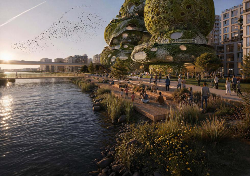 Az MVRDV terve nyerte Rotterdam új ikonikus épületének nemzetközi pályázatát