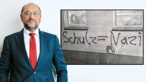 Egy szélsőbaloldali húggyal öntötte le Martin Schulz házát!