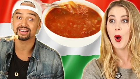 Magyar nemzeti ételeket kóstoltattak amerikai fiatalokkal - videó