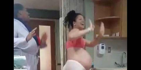 11 millióan nézték meg a szülés közben táncoló kismamát - videó