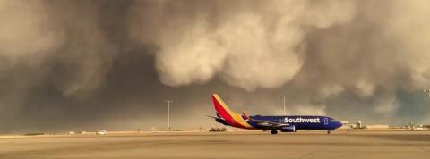 A denveri repülőtéren akkora homokvihar söpört át, mintha a világvége kezdődött volna el! – videó