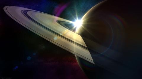 Remek felvétel készült a Szaturnusz UFO alakzatú holdjáról