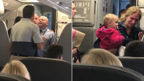 Légiutas-kísérő provokált balhét a repülőn egy babakocsis anyuka miatt- videó