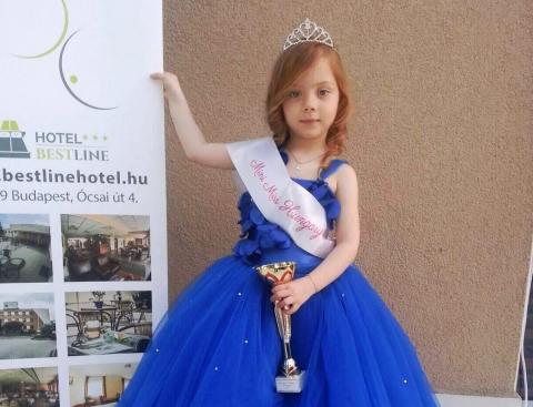 4 éves magyar kislány lett Európa legszebbje
