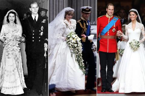 A brit királyi család esküvői hagyományai