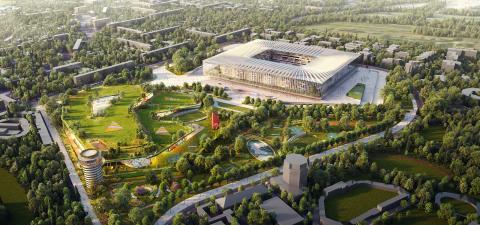 Nyolc, a jövőben épülő stadion a világ különböző pontjain