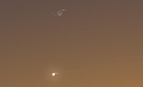 Látványos égi együttállás várható április 19-én