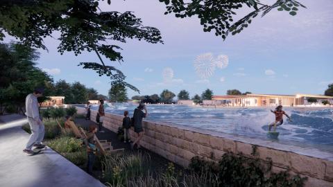 Mesterséges hullámok és 3D nyomtatott épületek: Desperado lakópark