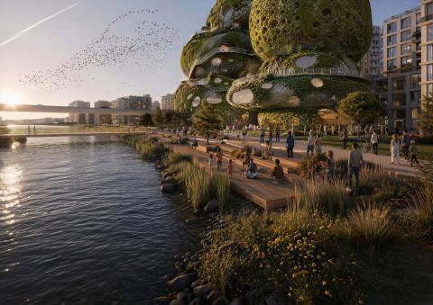 Az MVRDV terve nyerte Rotterdam új ikonikus épületének nemzetközi pályázatát