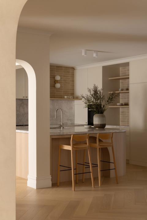 Lágy ívek és visszafogott elegancia jellemzi a Crissy Zhang Design melbourne-i otthonát