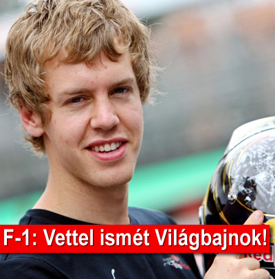 Forma-1, Szuzuka, Sebastian Vettel ismét világbajnok!