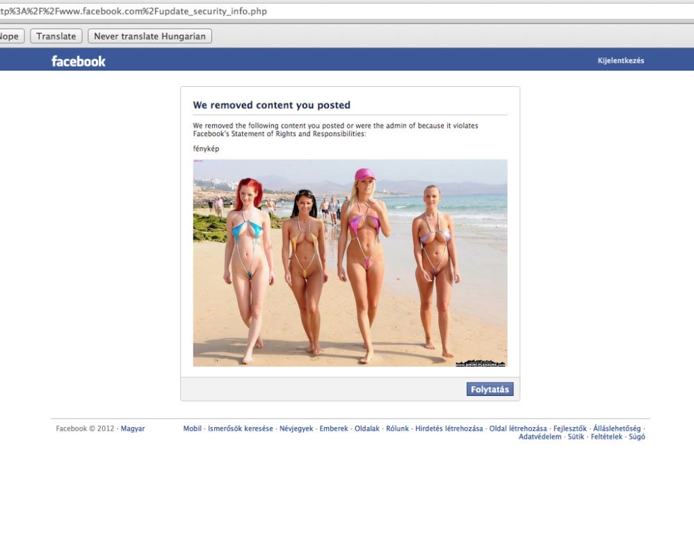 Facebook cenzúra és facebook fizess...