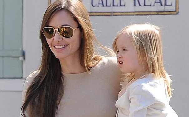Brad és Jolie négyéves lánya a mozivásznakon