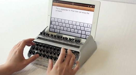 A legmodernebb ötvözete a legretróbbal - nem csak időseknek - Ipad írógép!!!