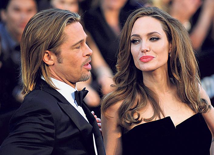 Brad Pitt Guy Ritchie-vel bulizott, melyből nagy berugás lett