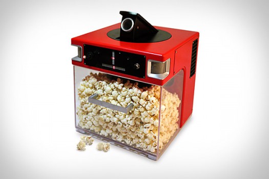 Popcorn ágyú hangvezérléssel - képpel és videóval