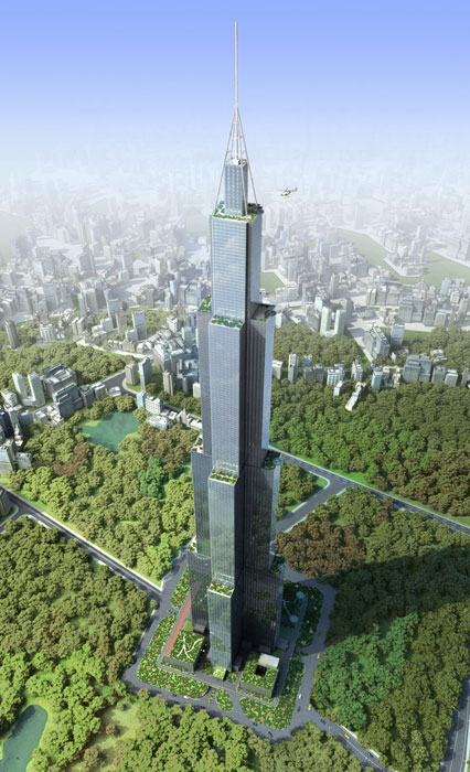 A világ legnagyobb épülete 90 nap alatt készül el és 220 emeletes lesz