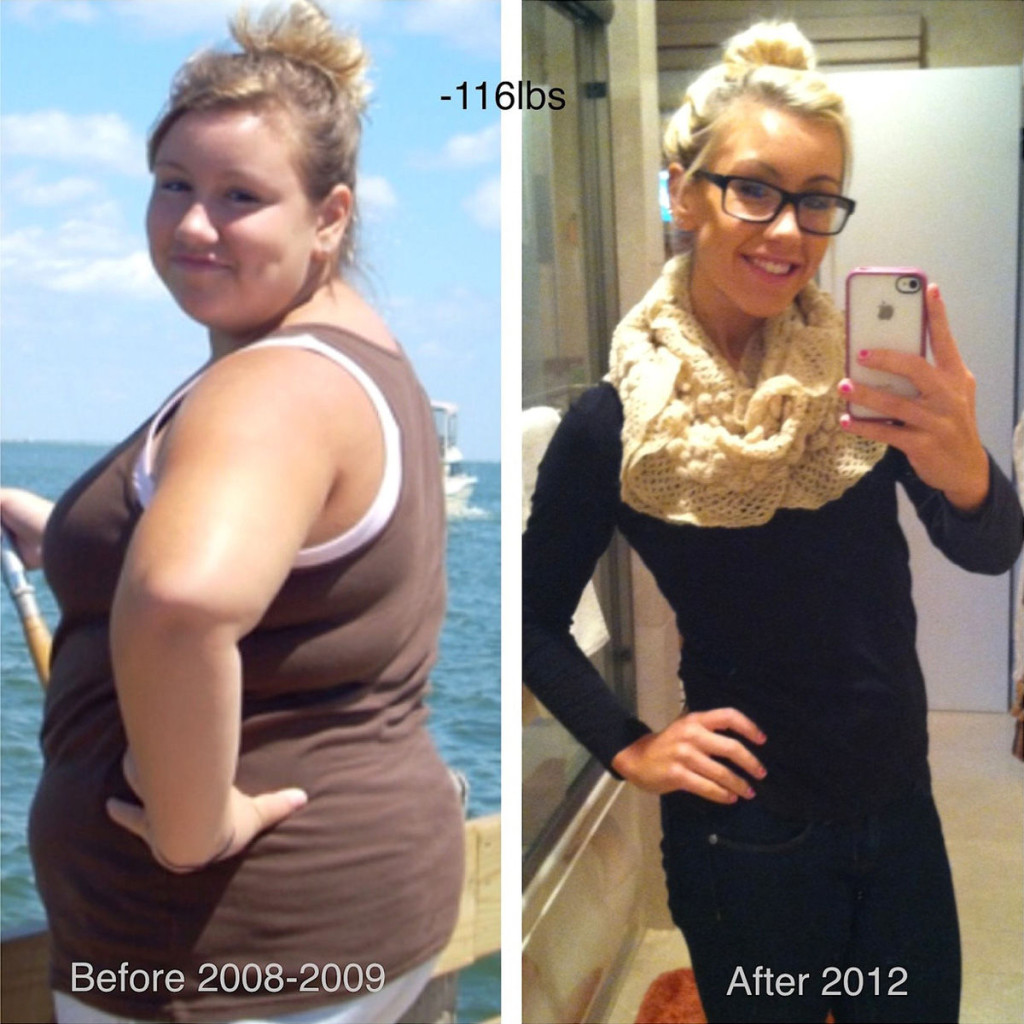 фото полных до и после похудения
