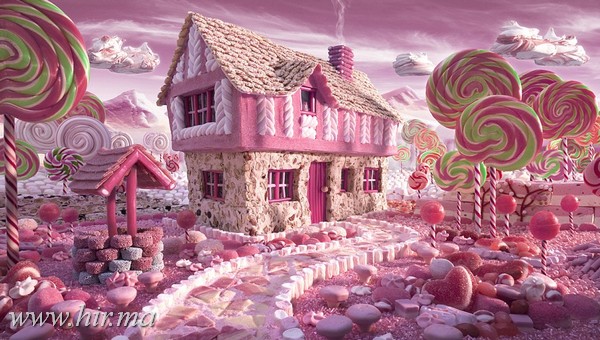 Varázslatos mesejelenetek édességből, sajtból és zöldségekből