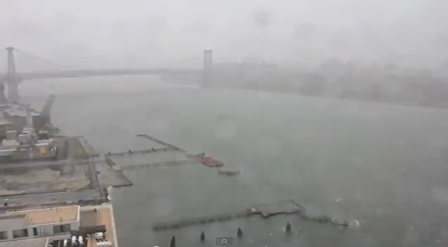 New York 2 napja felgyorsítva a Sandy hurrikán alatt!
