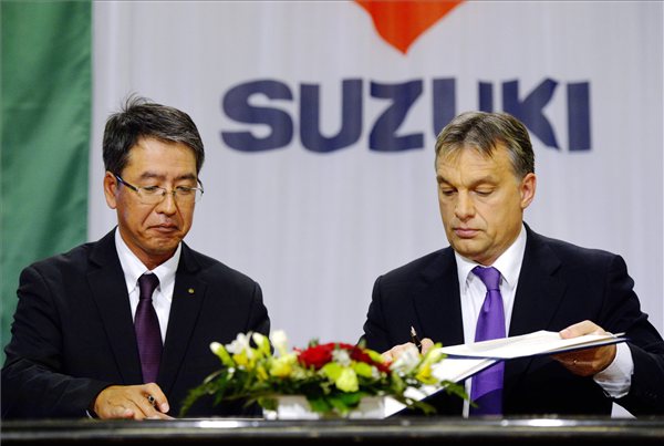Stratégiai megállapodás a kormány és a Magyar Suzuki Zrt. között