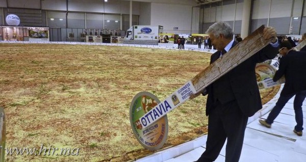 39,6 méter hosszú a világ legnagyobb pizzája!